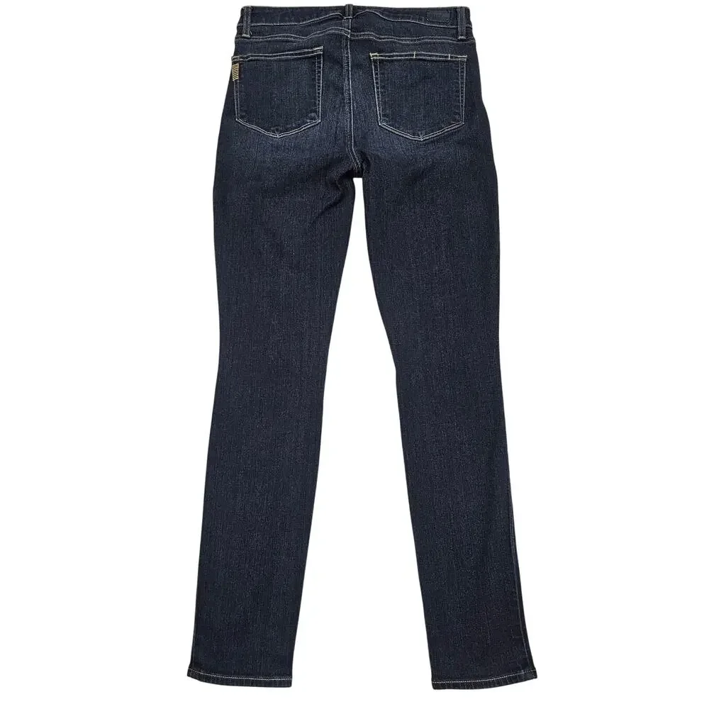 PAIGE Hoxton Ultra Skinny in Sania Medium to Dark Blue Wash Size 30
